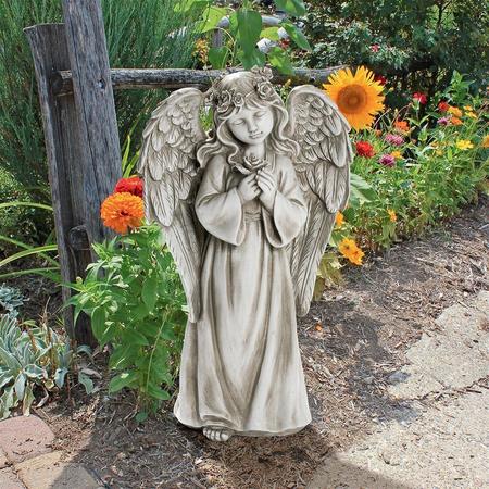 DESIGN TOSCANO Divine Messenger Memorial Garden Angel Statue LY7160012